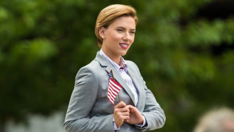 Rock That Body: Scarlett Johansson è patriottica nelle prime foto dal set