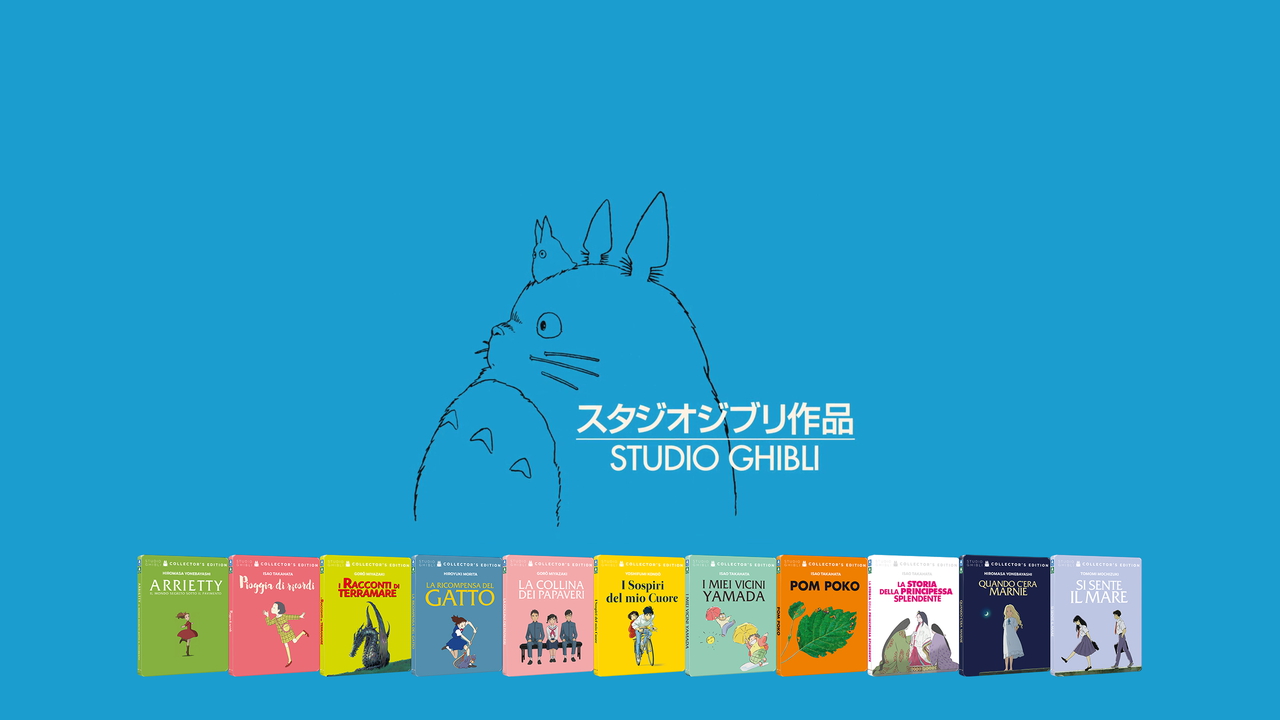 Studio Ghibli presenta a novembre altri 11 titoli in steelbook da collezione