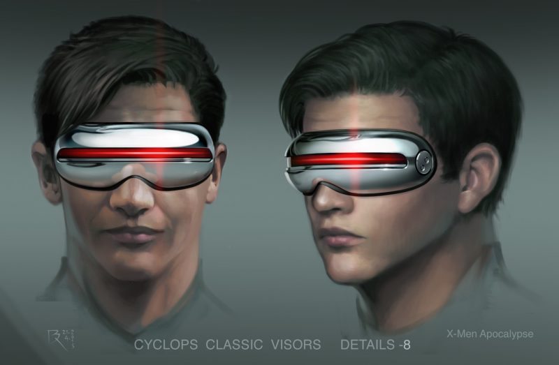 X-Men: Apocalisse - il Cerebro Helmet e la scatola di Nightcrawler tra i concept art 