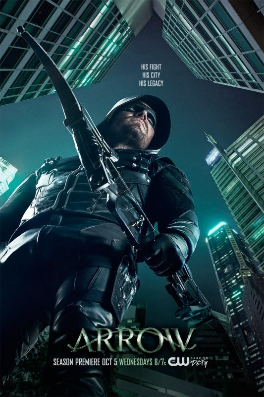 Arrow 5 - Stephen Amell alias Oliver Queen nel poster della serie DC 