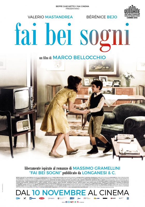 Fai bei sogni: rivelato il poster del film di Marco Bellocchio