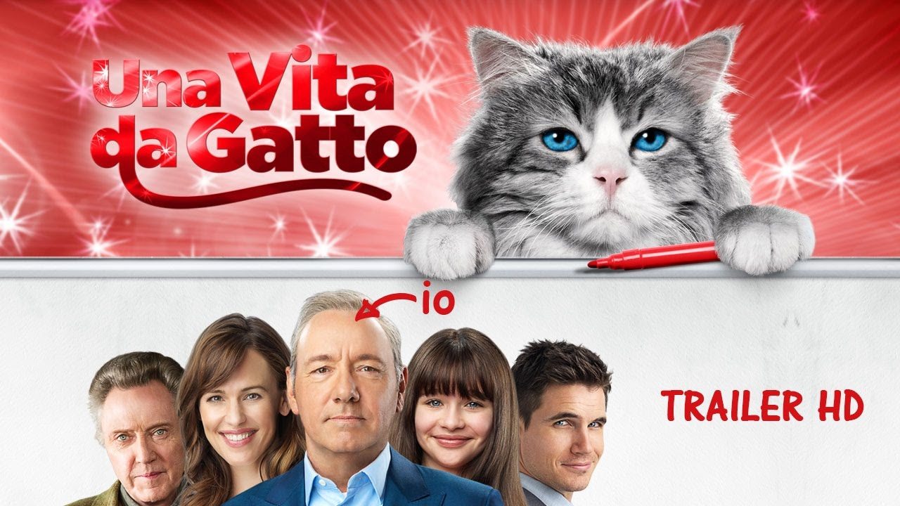 Una Vita da Gatto: Kevin Spacey è un gatto simpatico nel nuovo trailer italiano