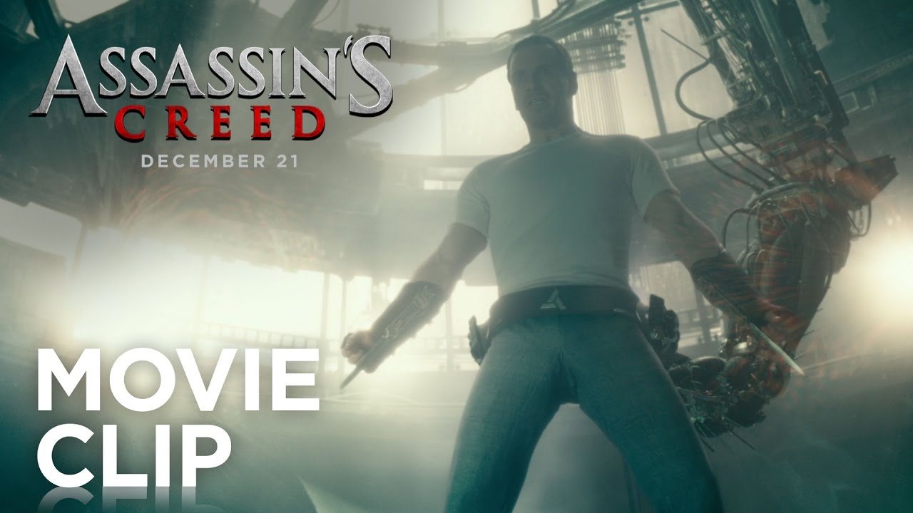 Assassin’s Creed: incontrate l’Animus nella prima clip dal film con Michael Fassbender