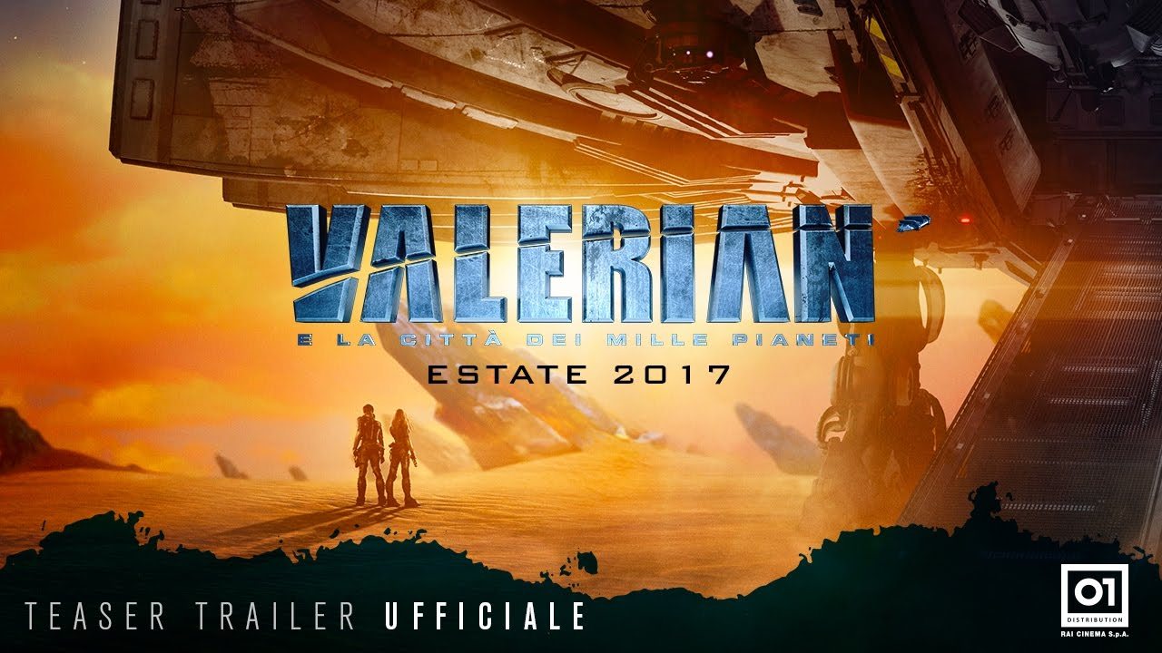 Valerian e la città dei mille pianeti – il teaser trailer e il poster italiano del film di Luc Besson!