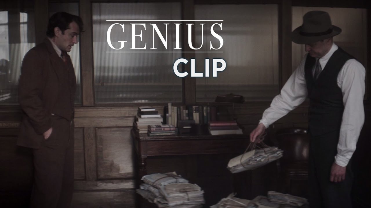 Genius: nuova clip dal film con protagonisti  Colin Firth e Jude Law