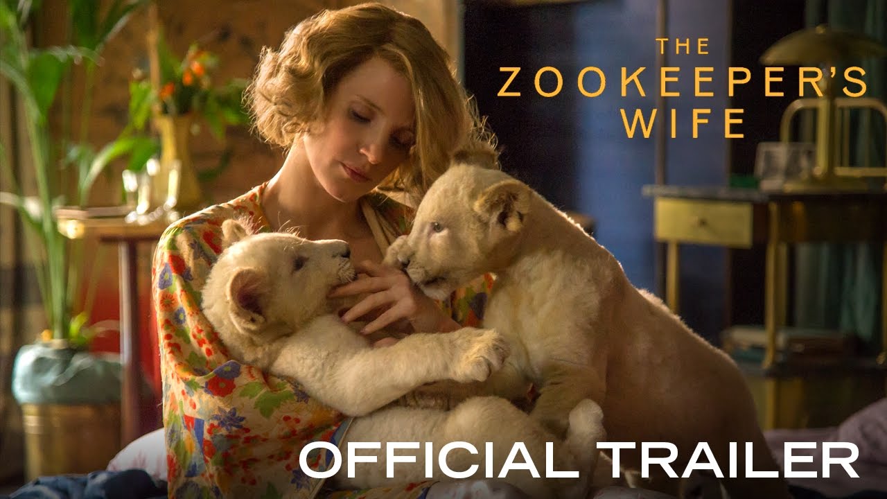 The Zookeeper’s Wife: primo trailer del film con Jessica Chastain