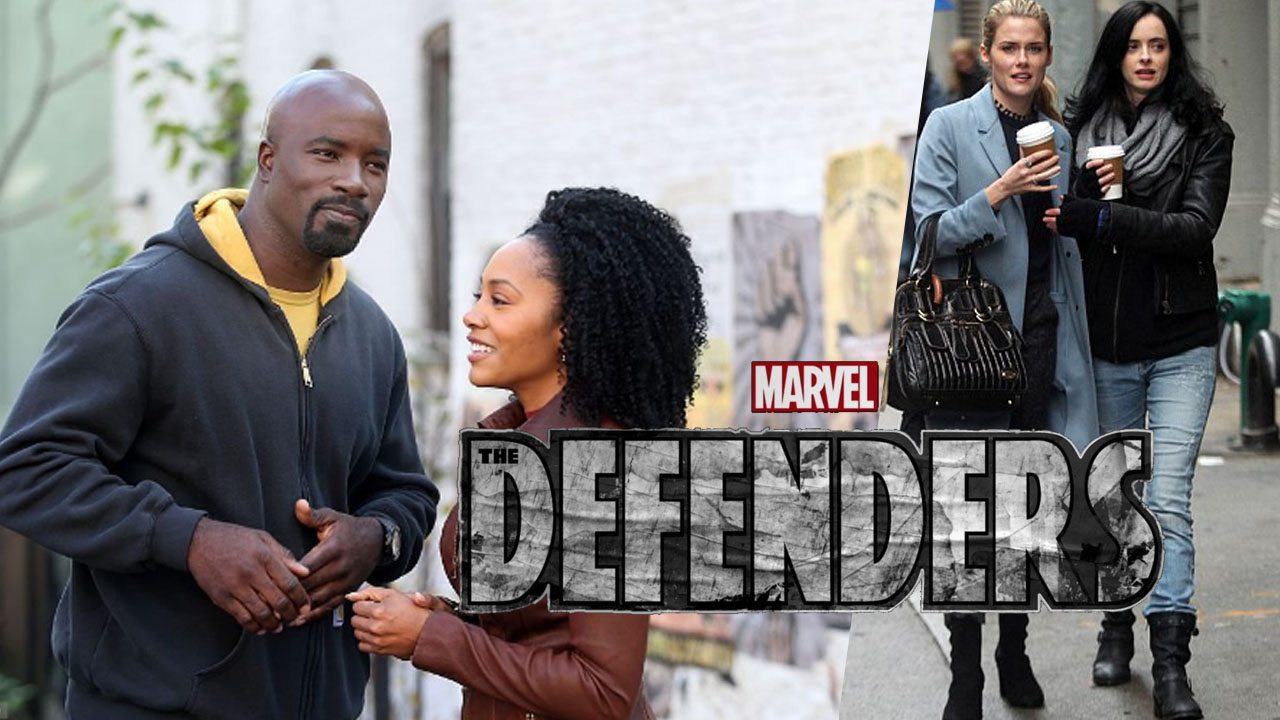 The Defenders – Jessica Jones, Trish, Luke Cage e Misty nelle foto dal set