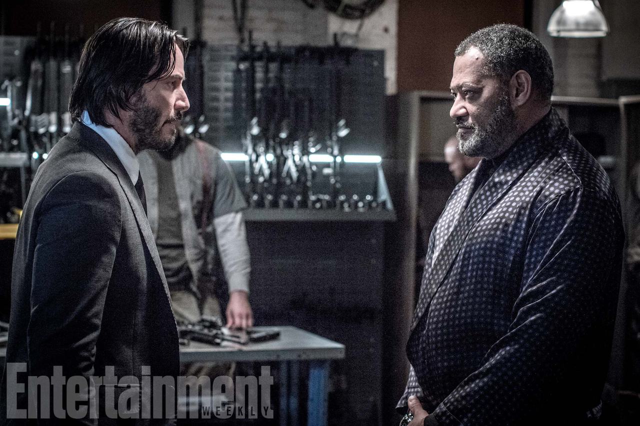 Keanu Reeves e Laurence Fishburne nella nuova foto di John Wick: Chapter 2