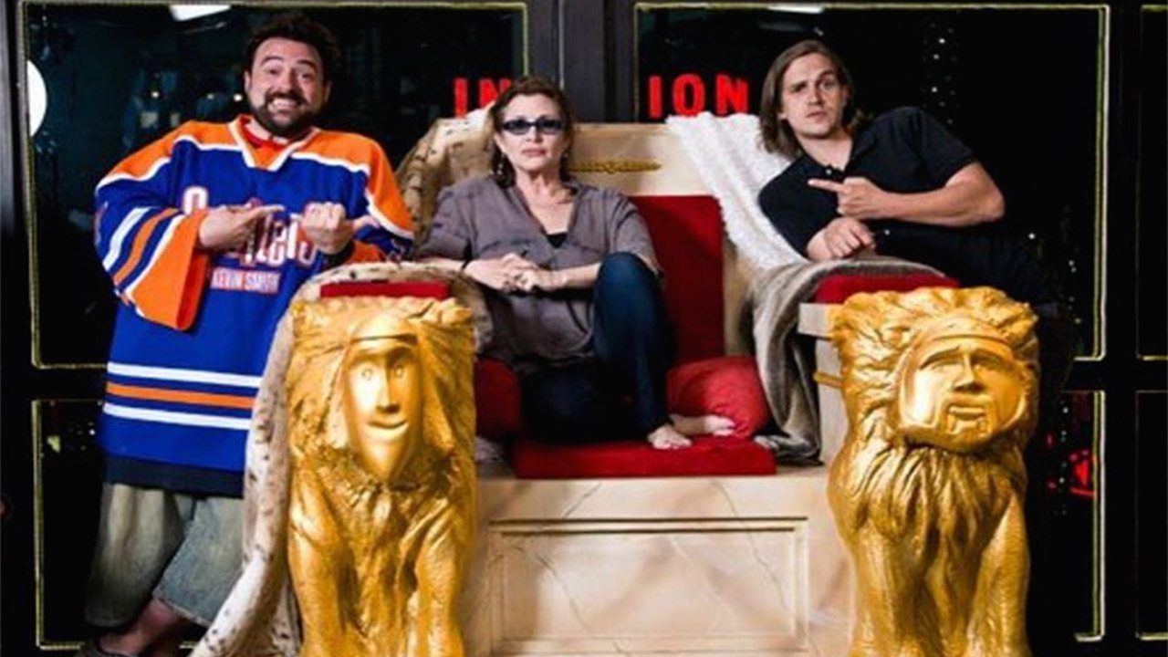 Kevin Smith ricorda l’attrice Carrie Fisher su Instagram