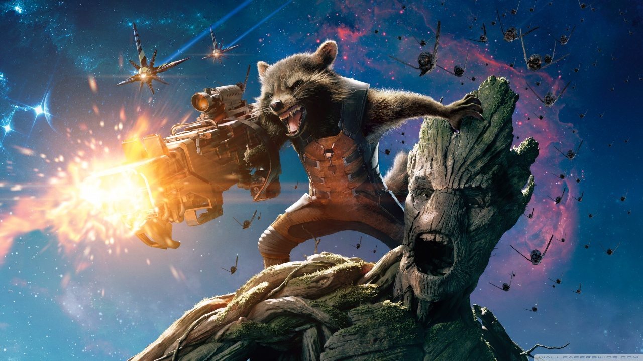 Avengers: Infinity War Rocket Raccoon Cinematographe
