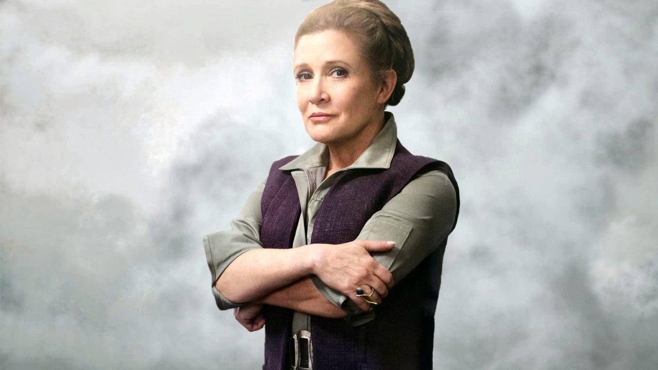 Star Wars: Il Risveglio della Forza – Carrie Fisher come il Generale Organa in una scena eliminata