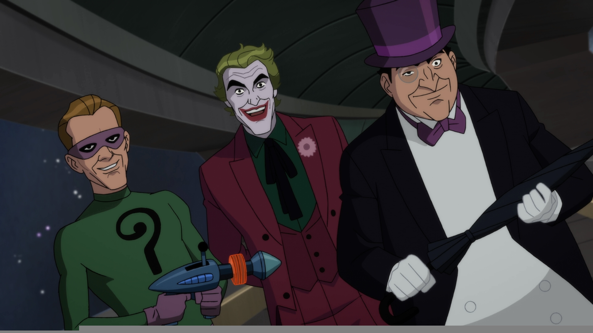 Risultati immagini per joker enigmista pinguino