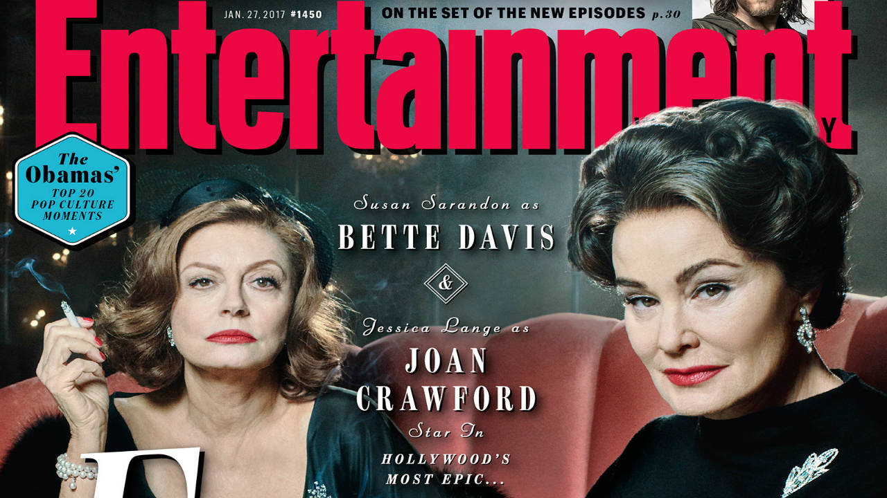 Feud: Bette and Joan di Ryan Murphy è sulla copertina di EW