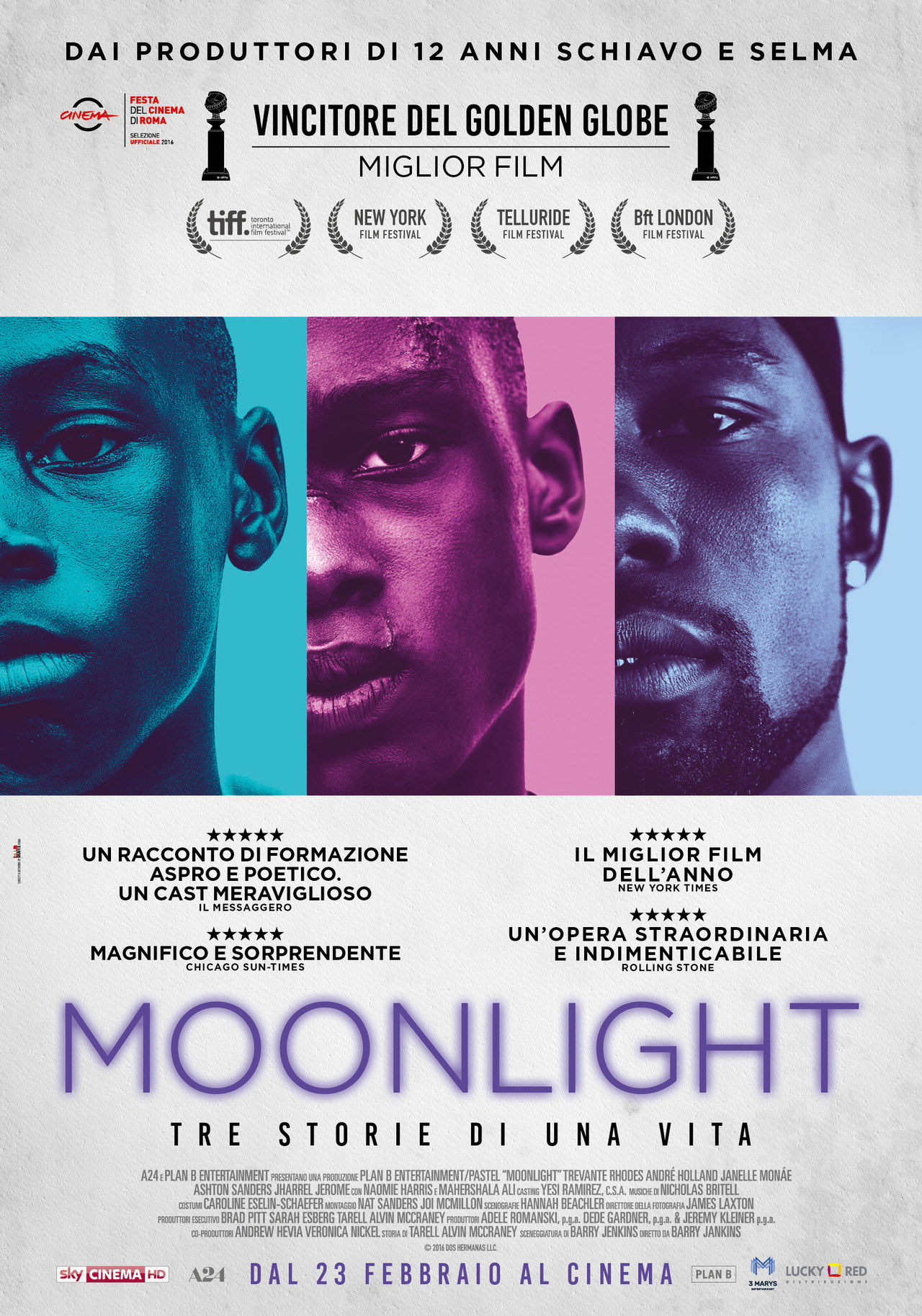 Moonlight: trailer e poster del film di Barry Jenkins