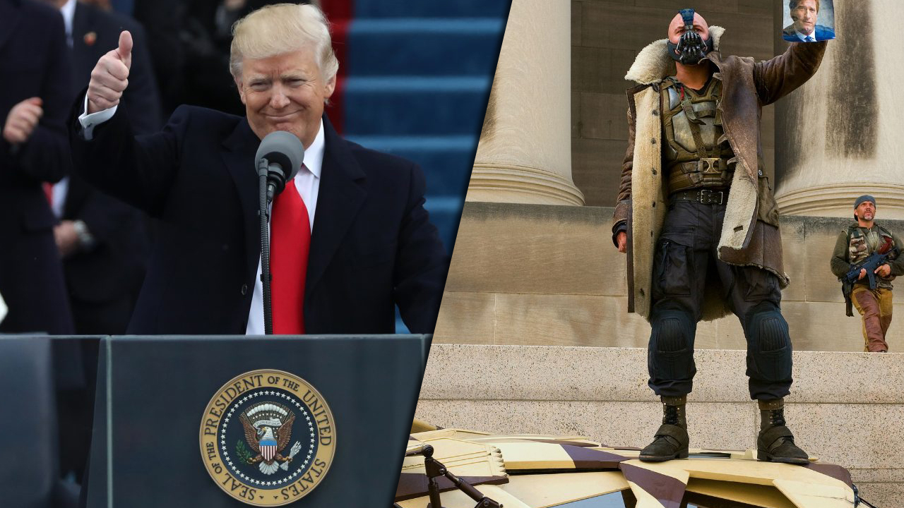 Donald Trump cita Bane da Il Cavaliere Oscuro – Il Ritorno al discorso di insediamento