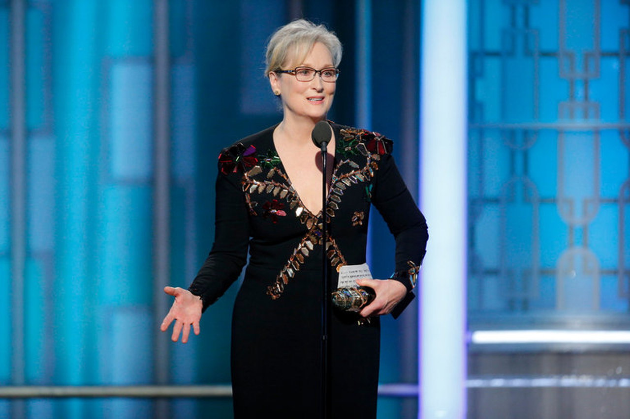 Il toccante discorso di Meryl Streep ai Golden Globe 2017