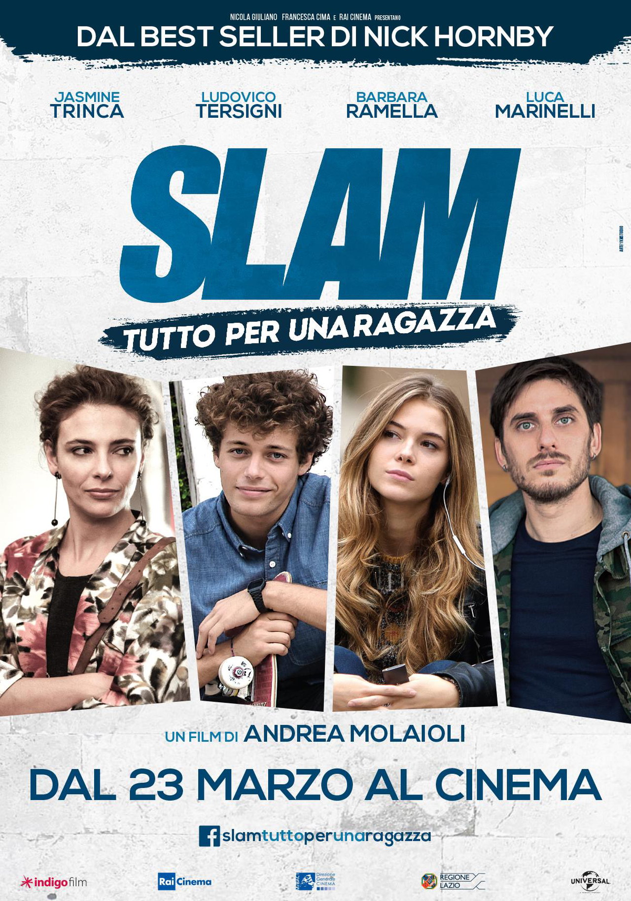 Slam – Tutto per una ragazza: trailer, poster e data d'uscita del film con Luca Marinelli