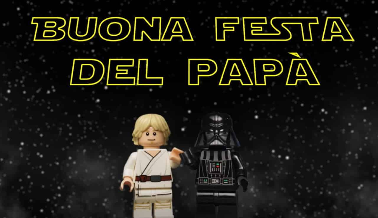 La Festa del papà secondo Lego Star Wars con Darth Vader e Luke Skywalker [VIDEO]