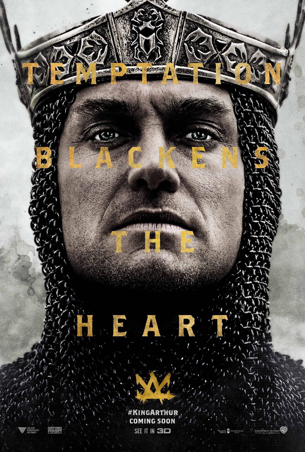 King Arthur: Il potere della spada - Il personaggio di Jude Law si mostra nel nuovo poster