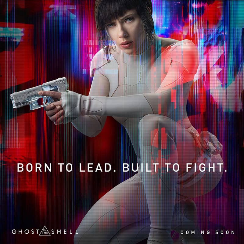 scarlett johansson ghost in the shell poster