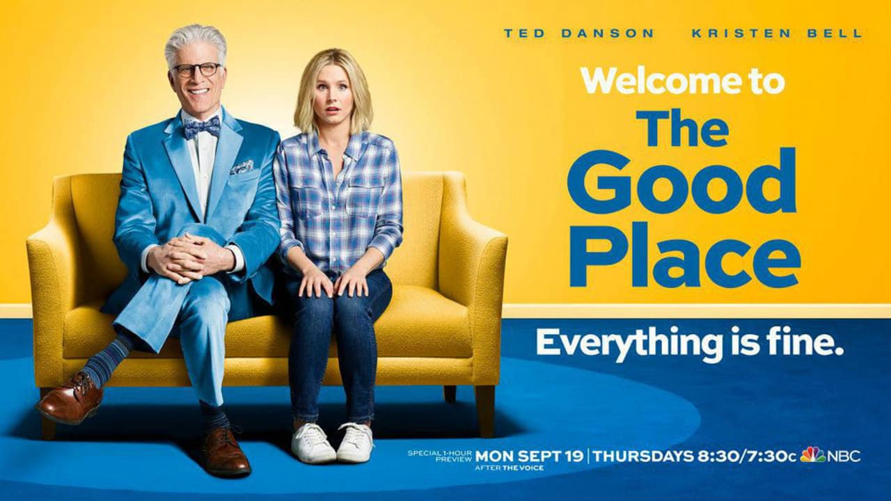 The Good Place: dal 26 aprile su Infinity la comedy con Kristen Bell e Ted Danson