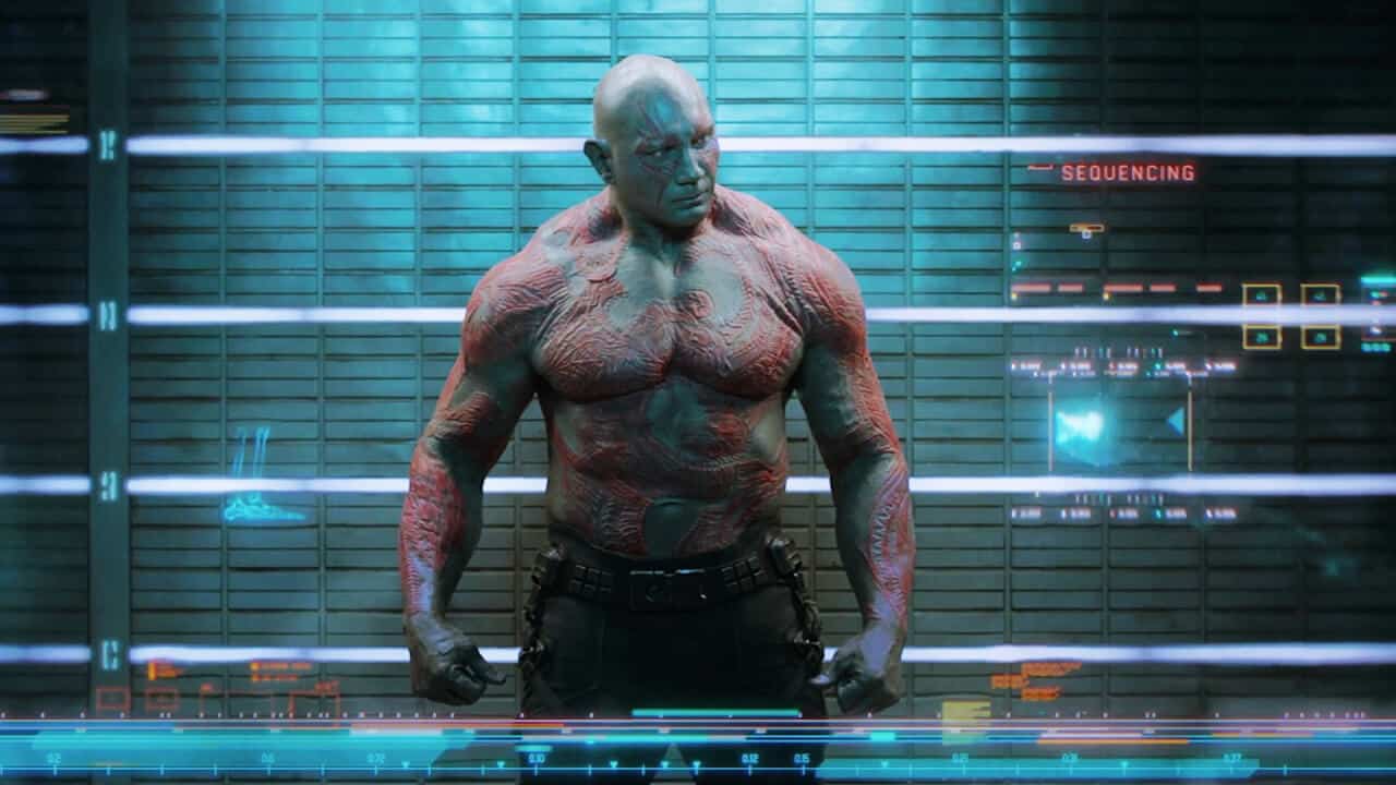 Guardiani della Galassia Vol. 2: Drax si è ficcato in uno sporco affare nella nuova foto