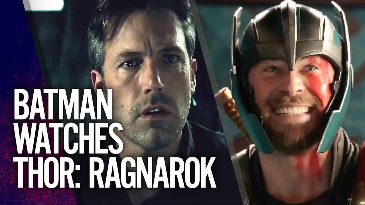 Batman e Wonder Woman reagiscono al trailer di Thor: Ragnarok in un divertente video