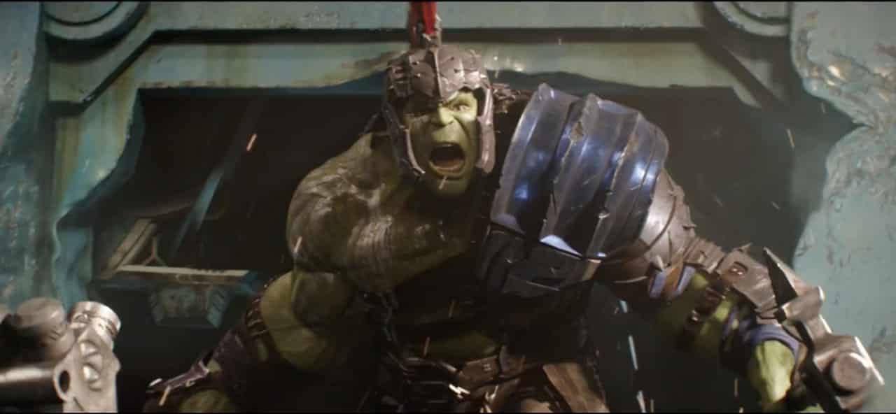 Primo sguardo ufficiale a Gladiator Hulk dal teaser trailer di Thor: Ragnarok