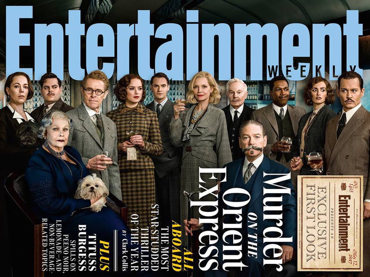 Prima foto ufficiale del cast di Assassinio sull’Orient Express su EW