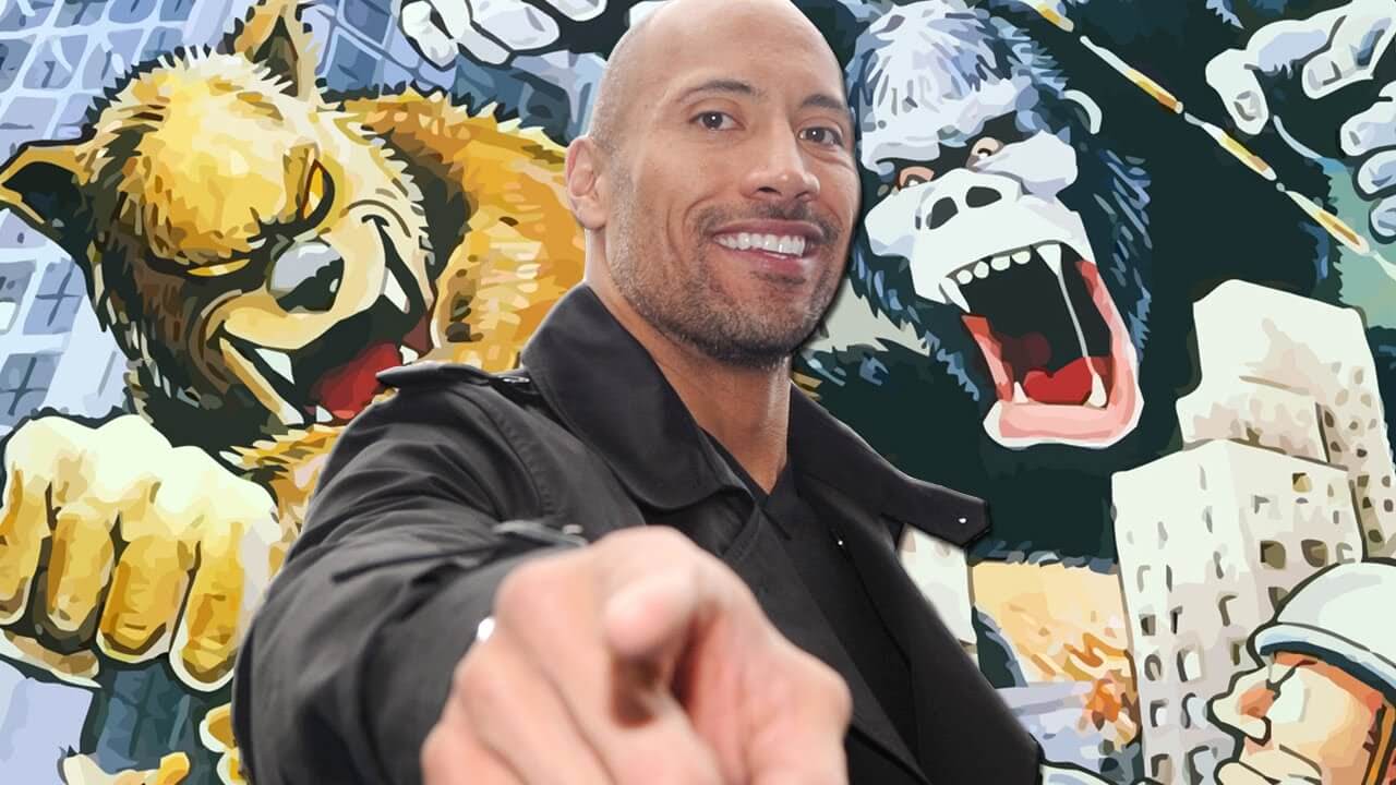 Rampage: Dwayne Johnson celebra il compleanno sul set