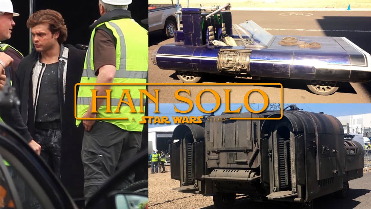 Han Solo: A Star Wars Story – Esclusive foto dal set mostrano mezzi di scena