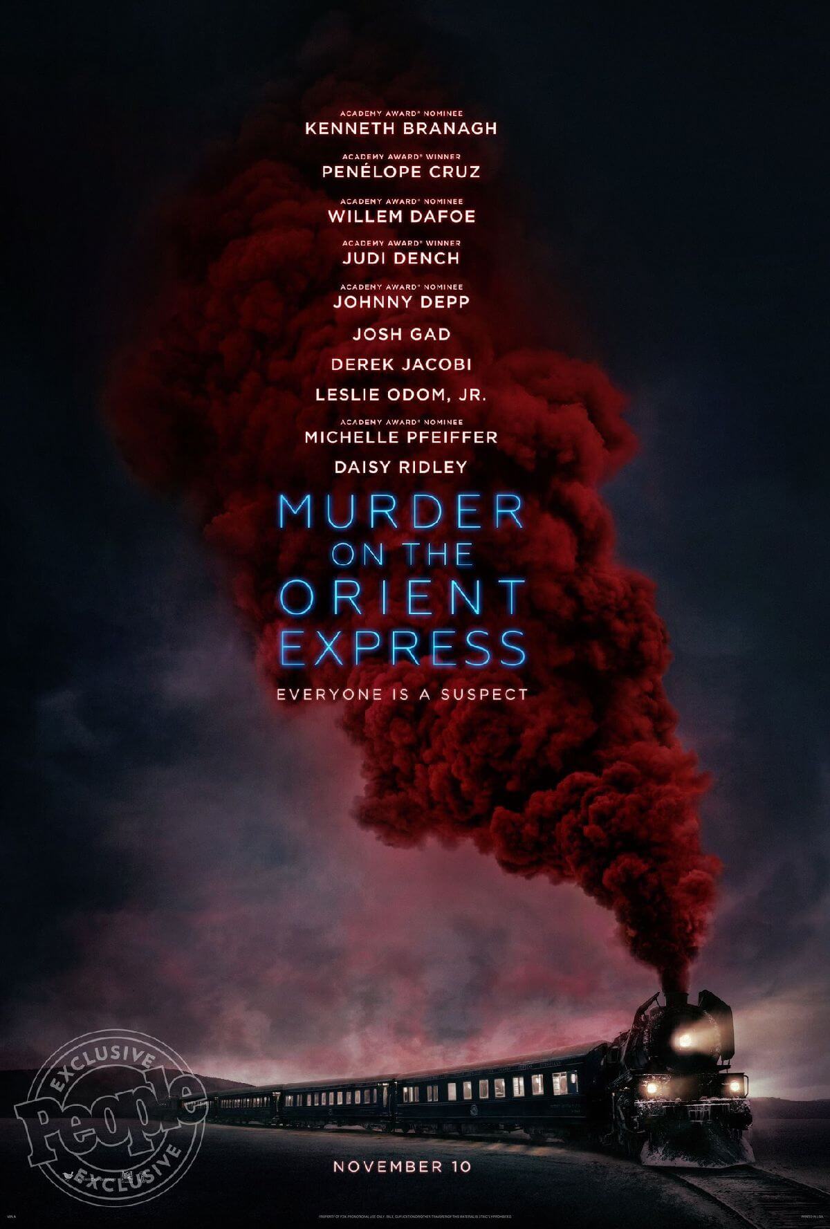 assassinio sull'orient express poster cast