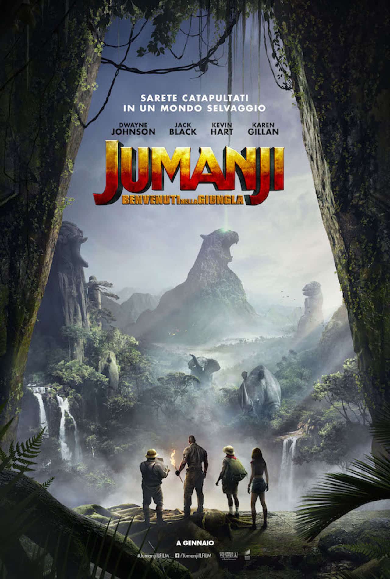 JUMANJI poster italiano