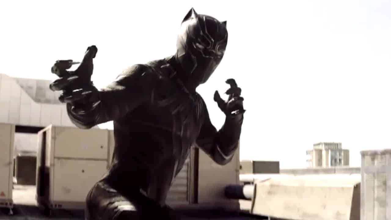 Black Panther in un costume alternativo per Captain America: Civil War