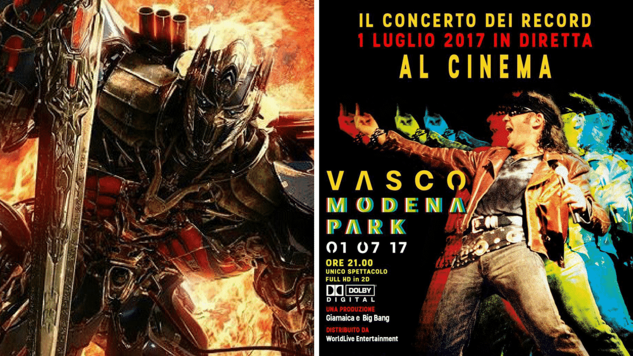 Box office Italia: Transformers 5 e Vasco Rossi sul podio