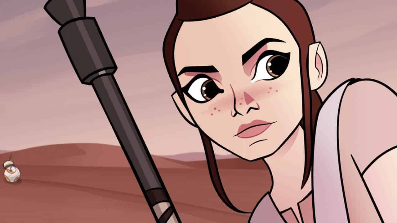 Sands of Jakku: Daisy Ridley torna nei panni di Rey nel corto animato di Star Wars