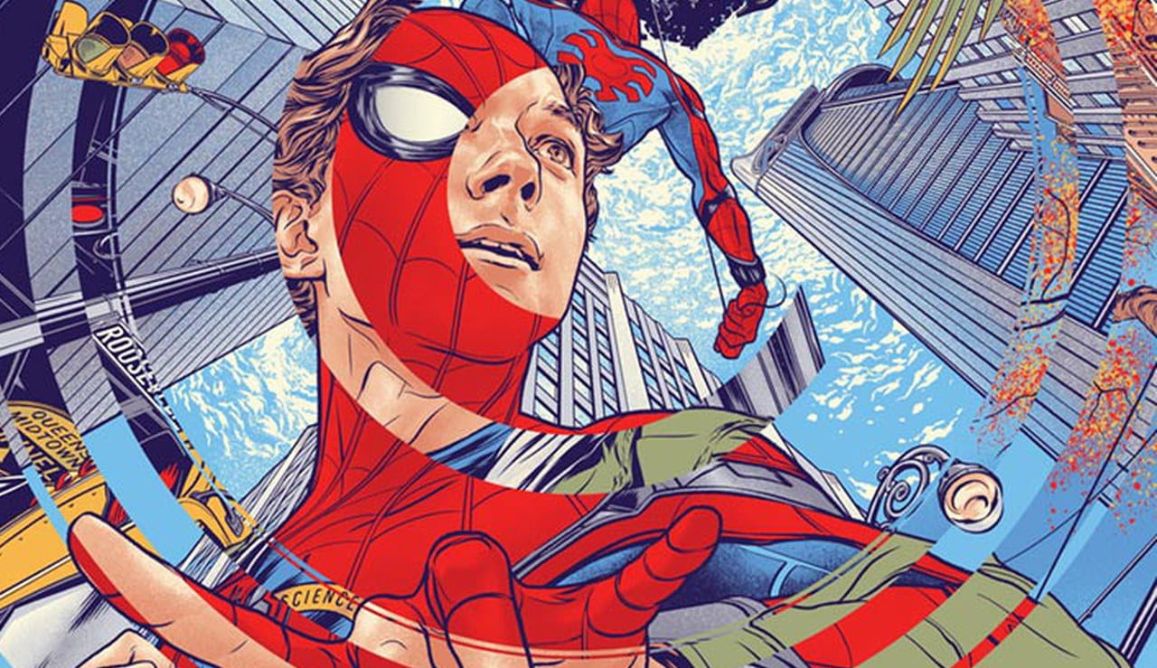 La doppia vita di Peter Parker nel poster di Spider-Man: Homecoming