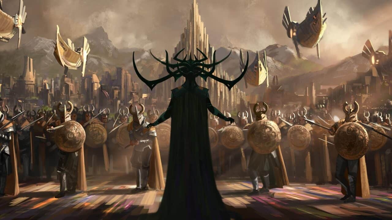 Thor: Ragnarok – nuove concept art mostrano il Gran Maestro, Hela e Surtur