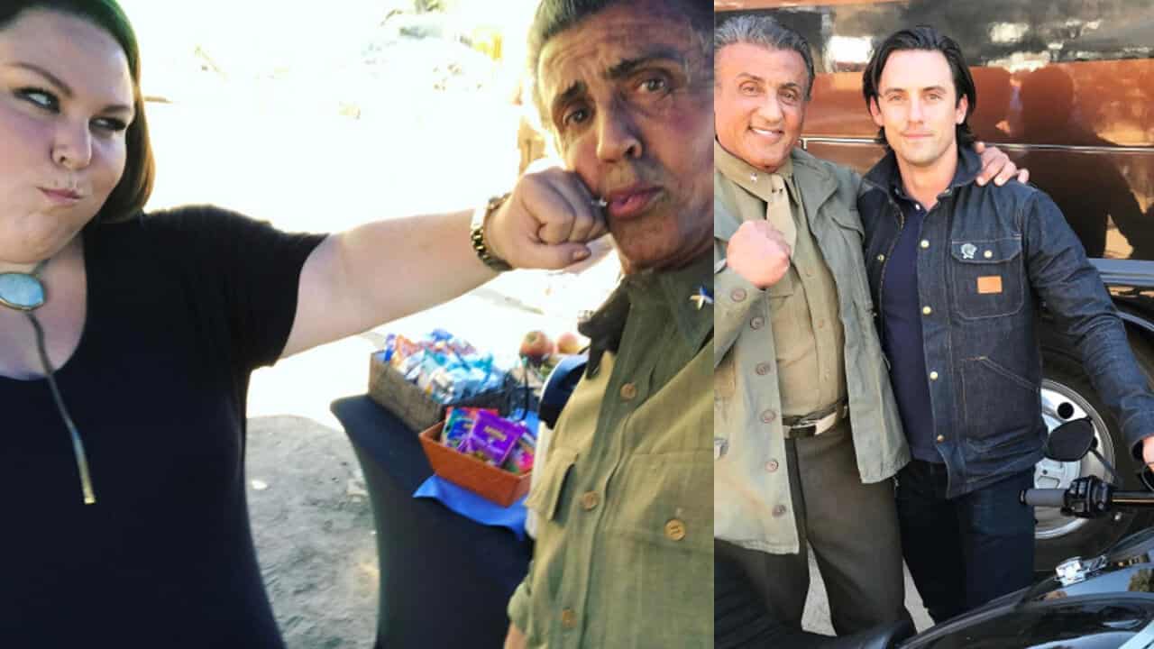 Sylvester Stallone condivide foto dal set della seconda stagione di This Is Us