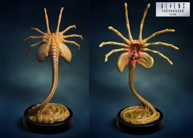 alien facehugger replica