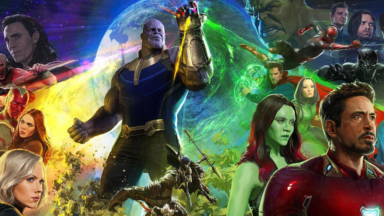 Avengers: Infinity War – Captain America e i Guardiani in una promo art