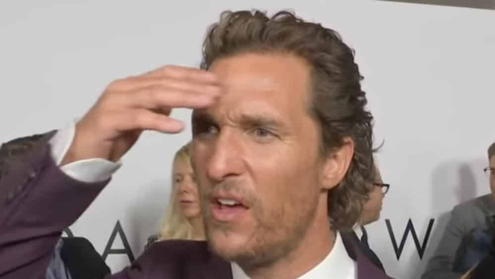 Matthew McConaughey reagisce in diretta alla scomparsa di Sam Shepard