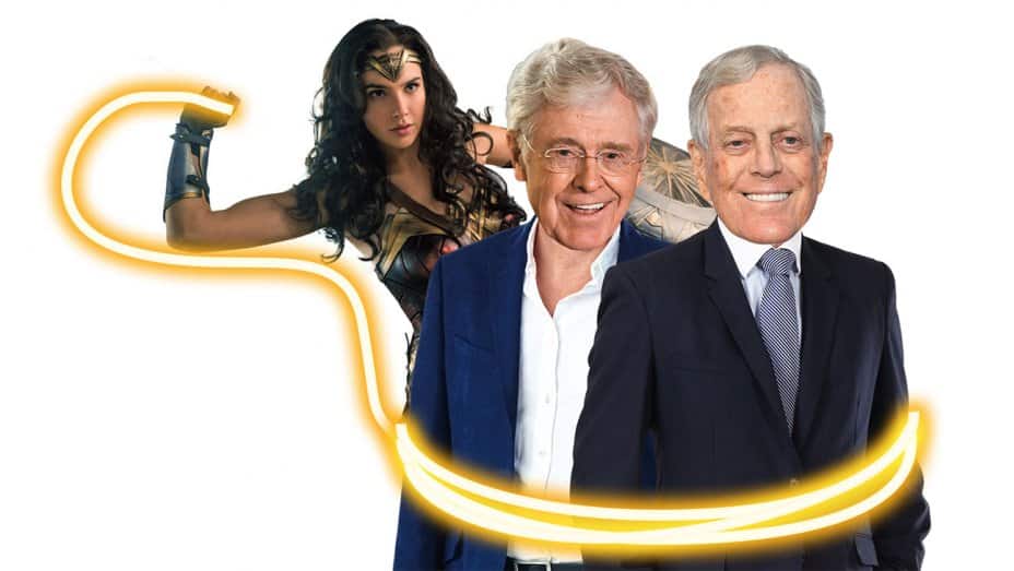 Wonder Woman: i fratelli Koch tra gli investitori segreti