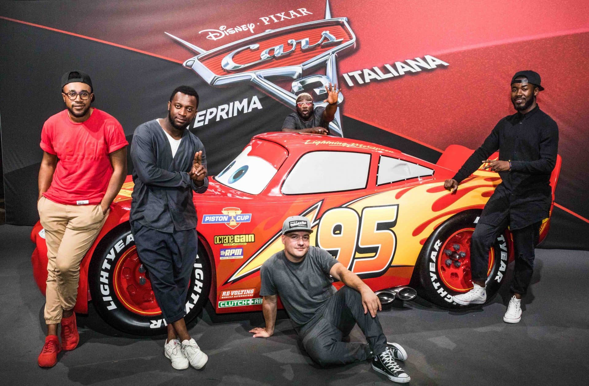 La Pina e J-Ax a Milano per la presentazione italiana di Cars 3 [FOTO]