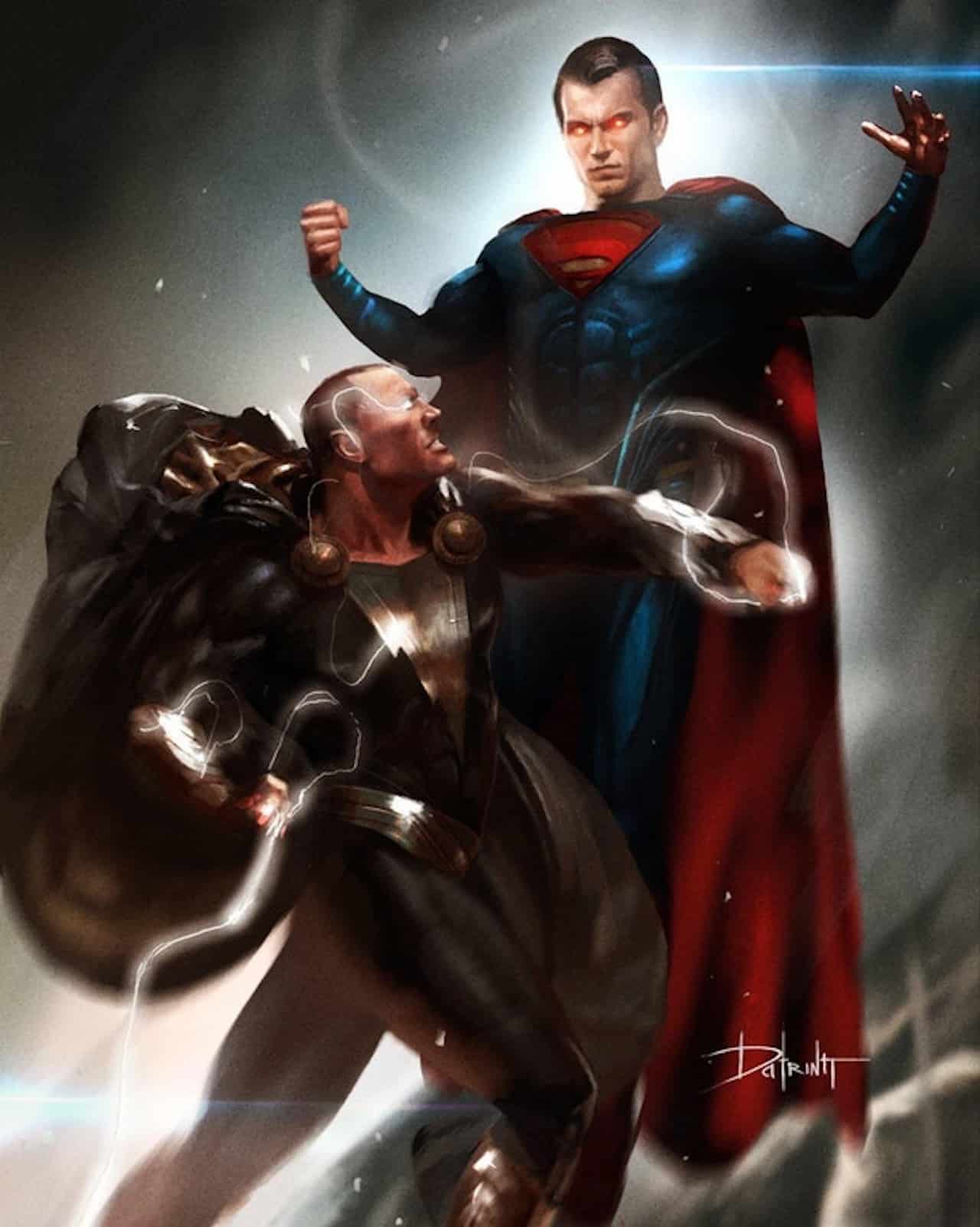 Superman Shazam The Rock