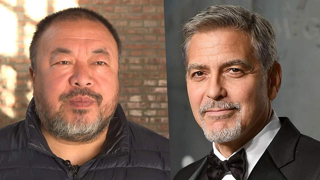 Ai Weiwei e George Clooney ricevono il Premio Rotella a Venezia 74