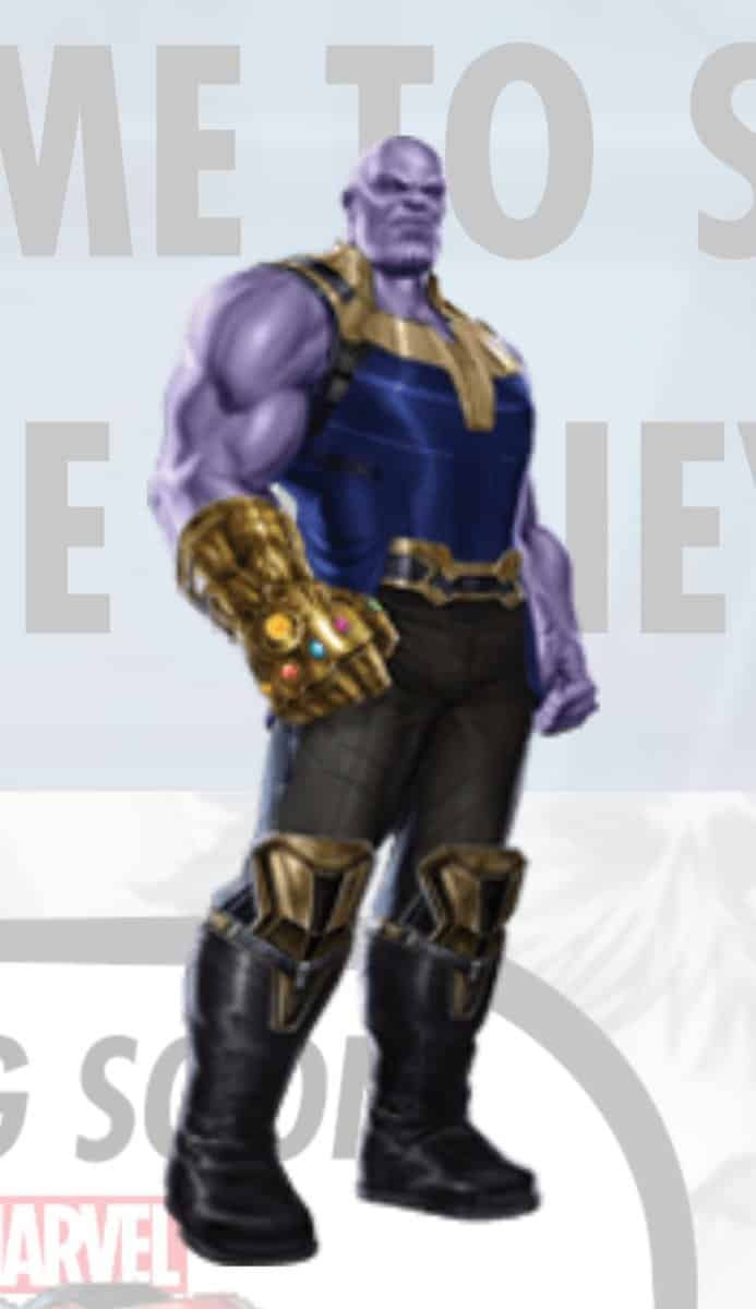 avengers: infinity war thanos promo art