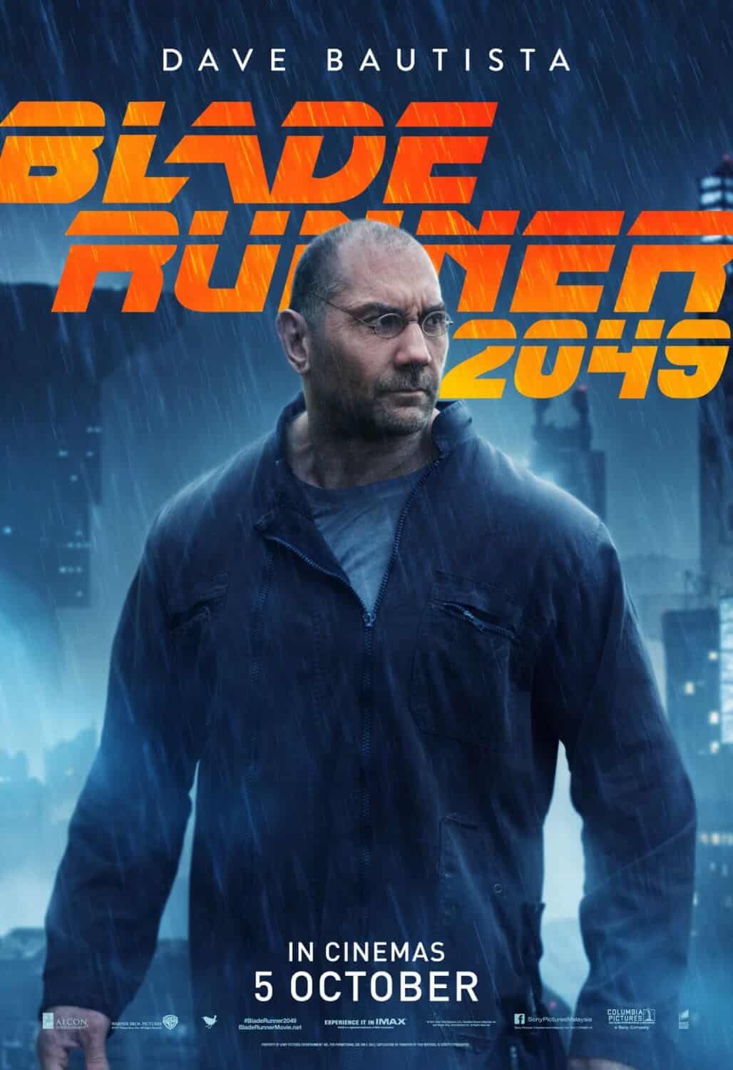 dave bautista blade runner 2049 character poster