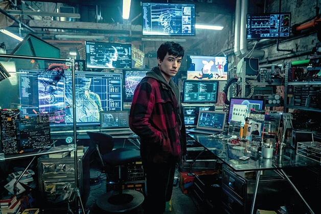 ezra miller justice league flash