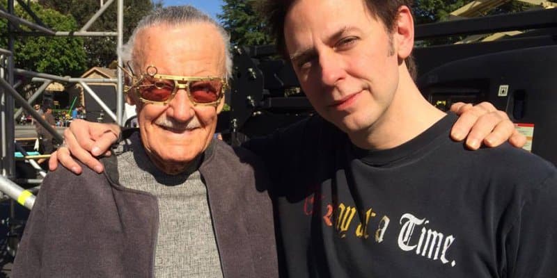 James Gunn condivide un dietro le quinte con Stan Lee e un Watcher